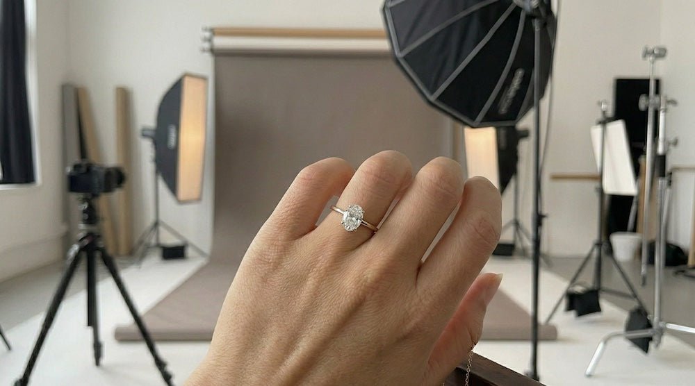Oval Cut Verlobungsringe mit Diamant - BREEDIA