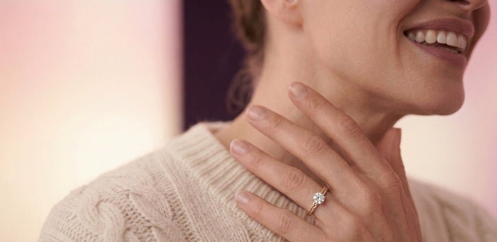 Kordelringe mit Diamant online kaufen - BREEDIA