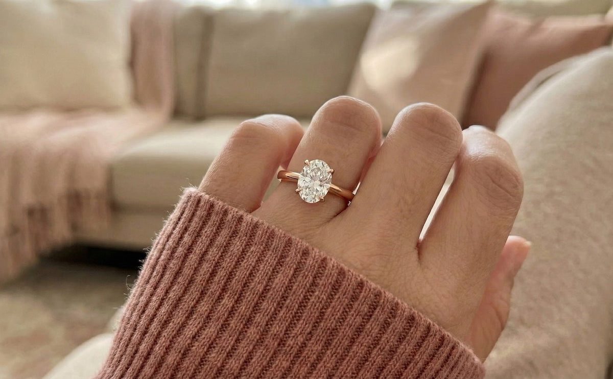 Rosegold Verlobungsringe direkt vom Hersteller - BREEDIA