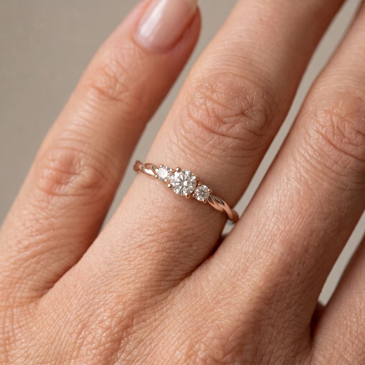 3-Stone Kordel 0,20 ct. - BREEDIA
