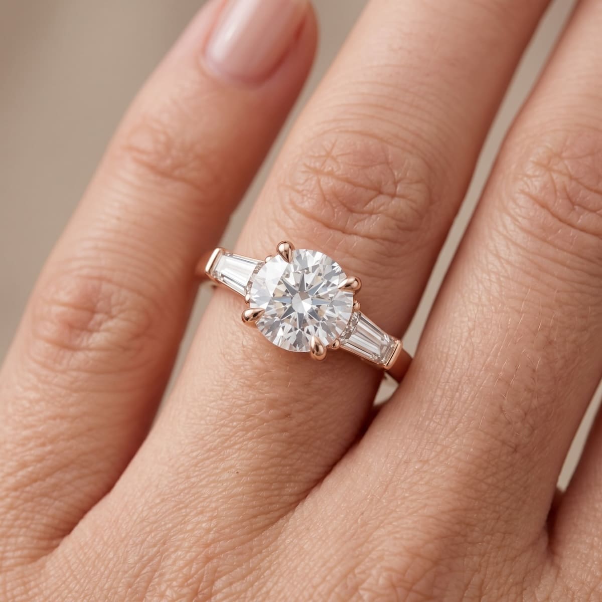 3Diamonds tappered brillant 1,40 ct. - BREEDIA