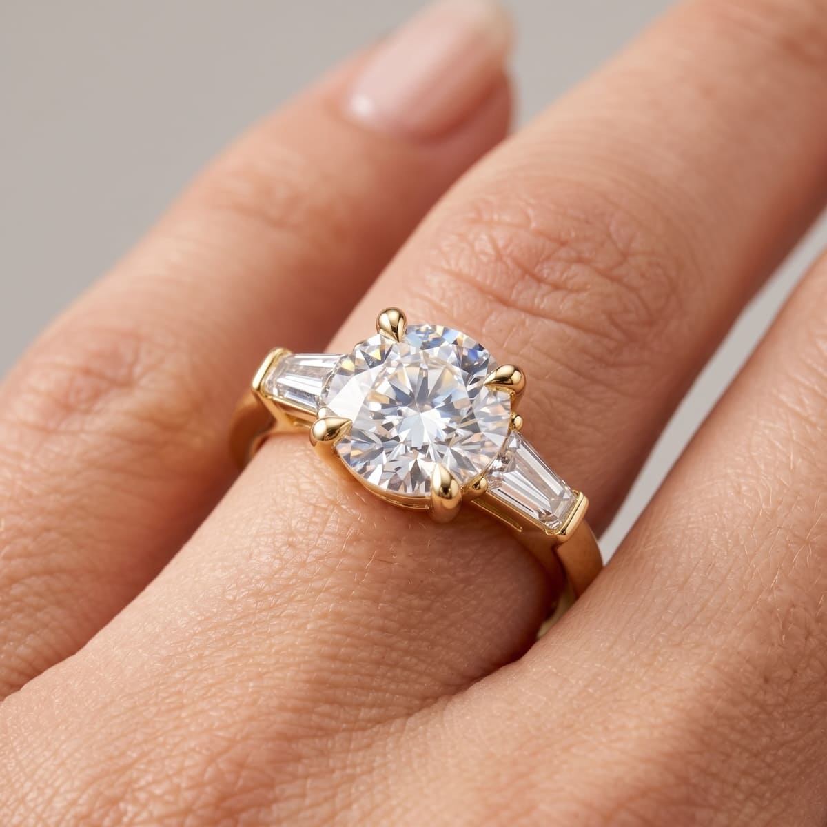 3Diamonds tappered brillant 1,40 ct. - BREEDIA