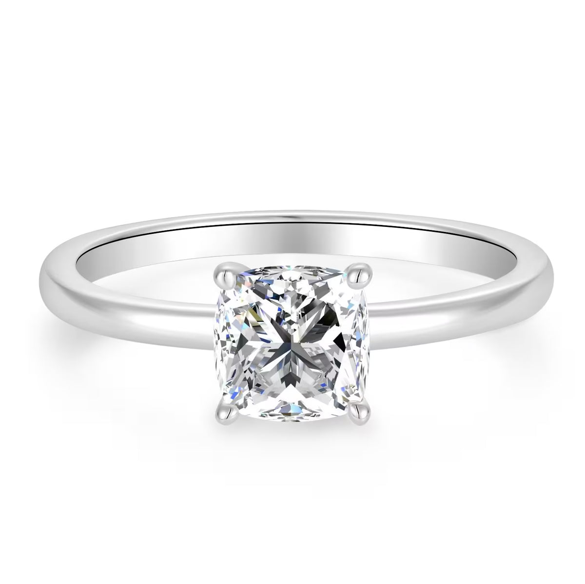 Klassik Cushion 1,00 ct. met labdiamant