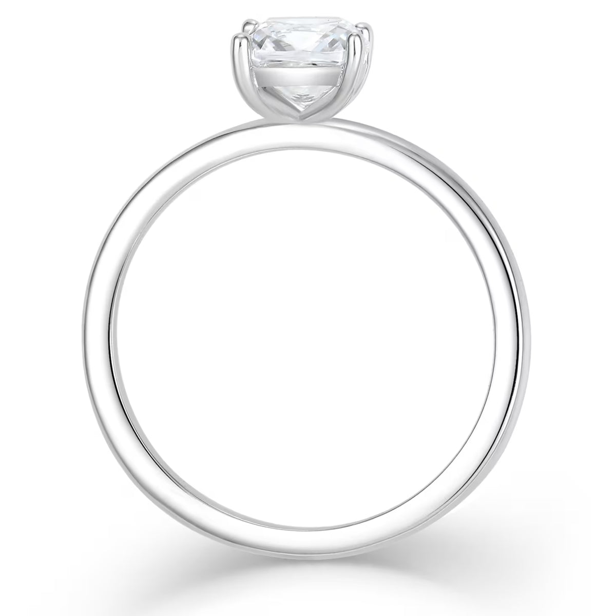 Klassik Cushion 1,00 ct. met laboratoriumdiamant