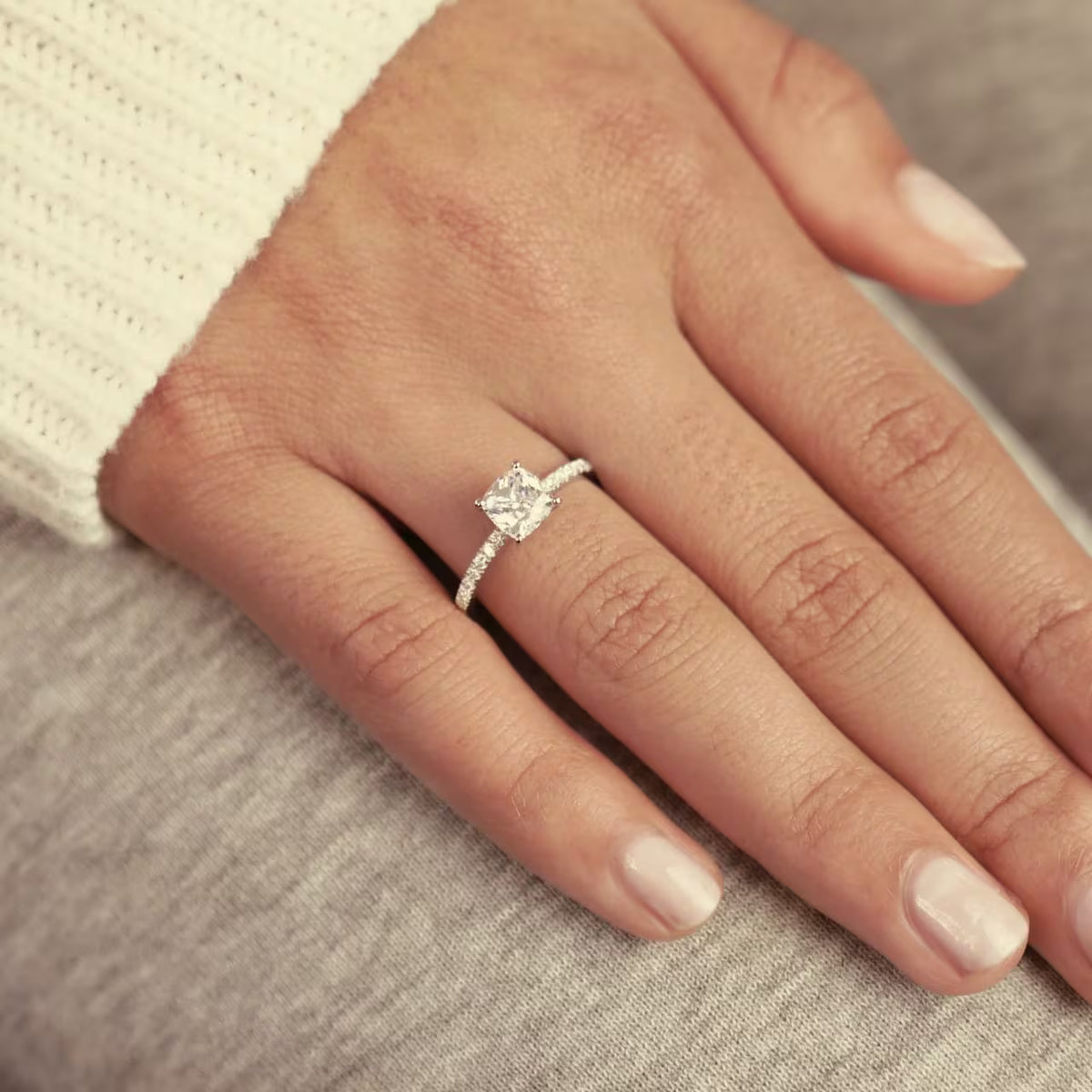 Cushion Pave 1,16 ct.