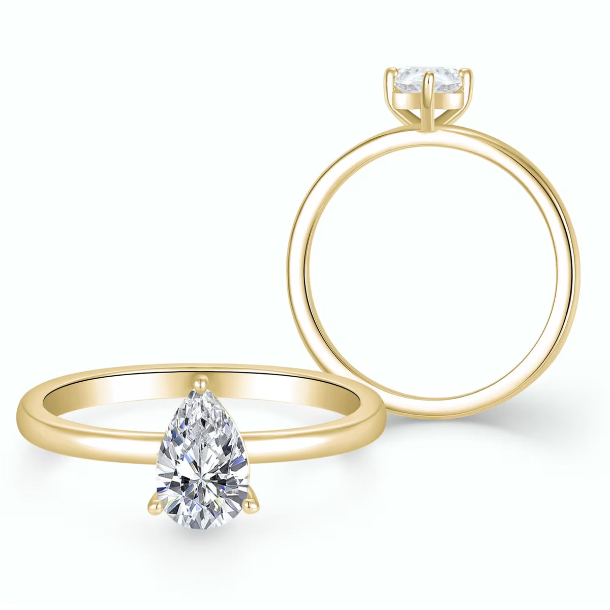 Klassik Peer 1,00 ct. met labdiamant