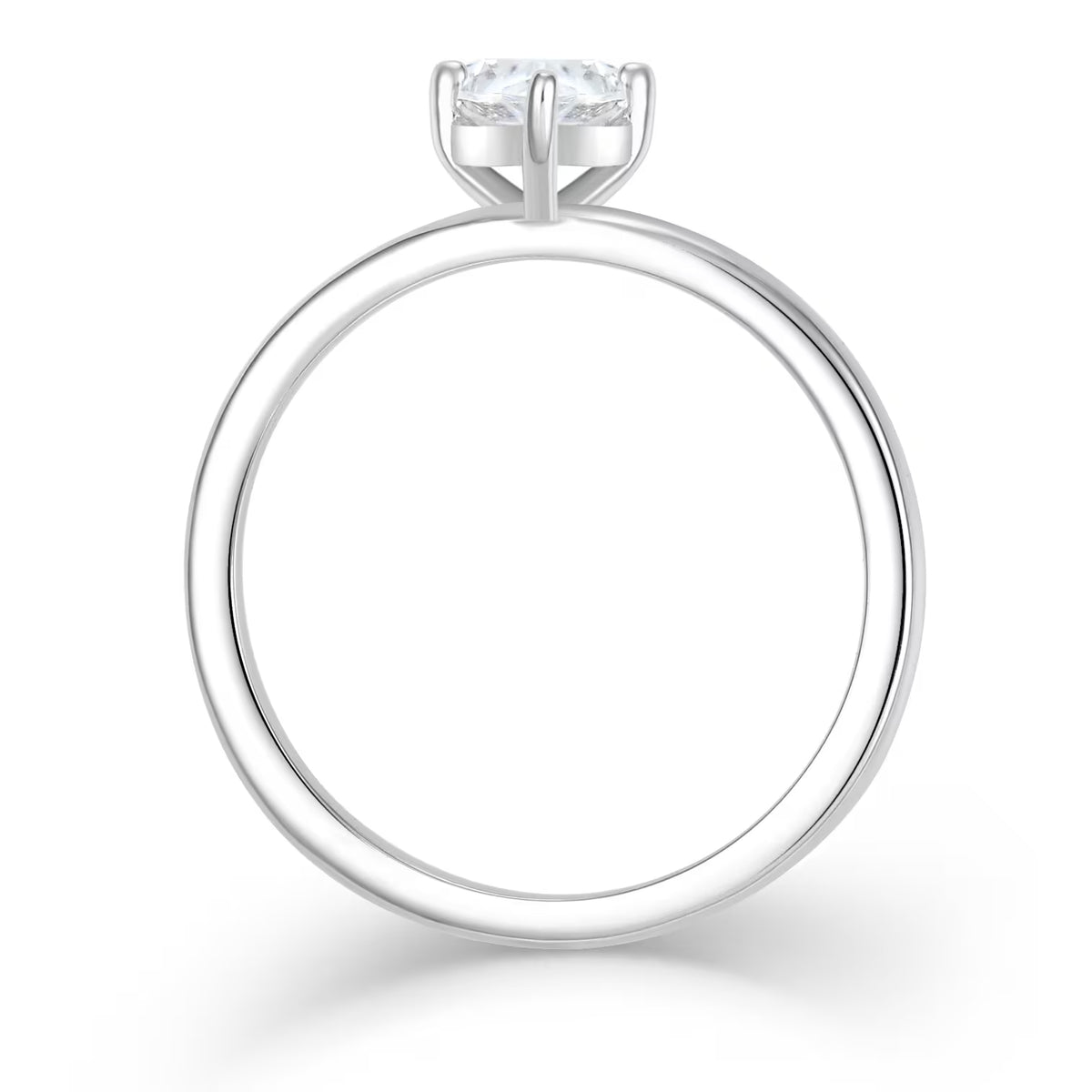 Klassik Pear 1,00 ct. met labdiamant