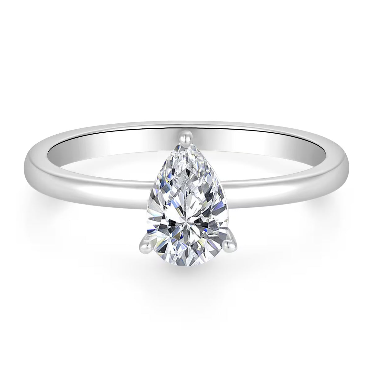 Klassik Peer 1,00 ct. met labdiamant