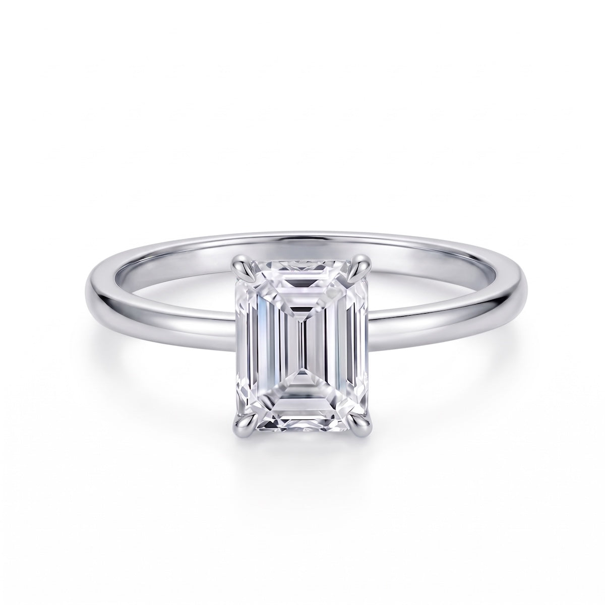 Klassik Emerald 1,50 ct. mit Labordiamant
