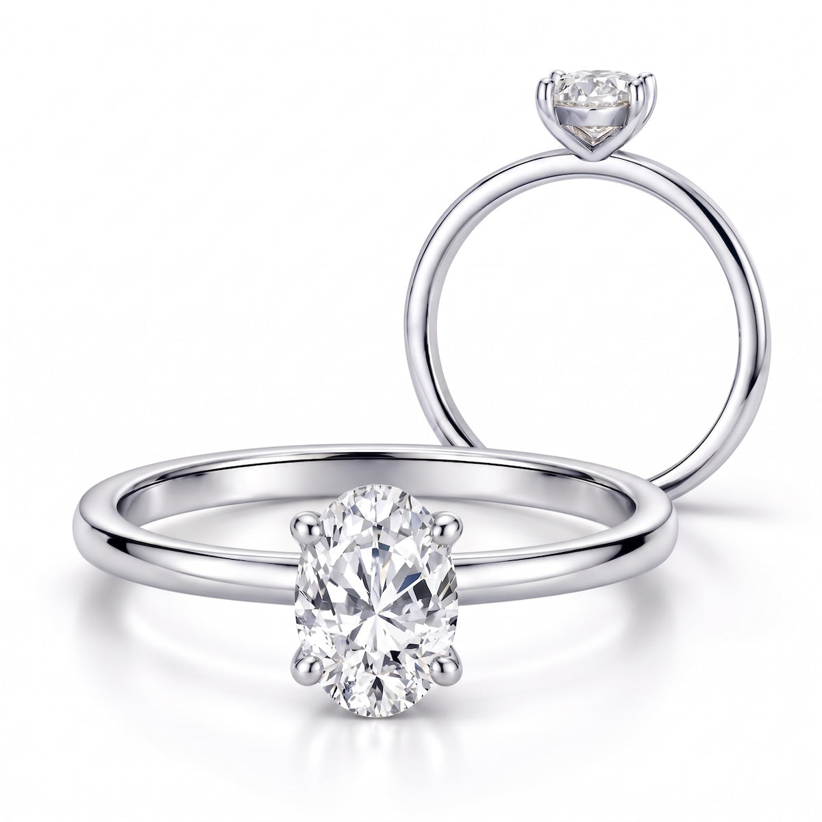 Klassiek Ovaal 1,00 ct.