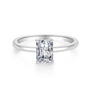 Klassiek Radiant 1,00 ct met labdiamant