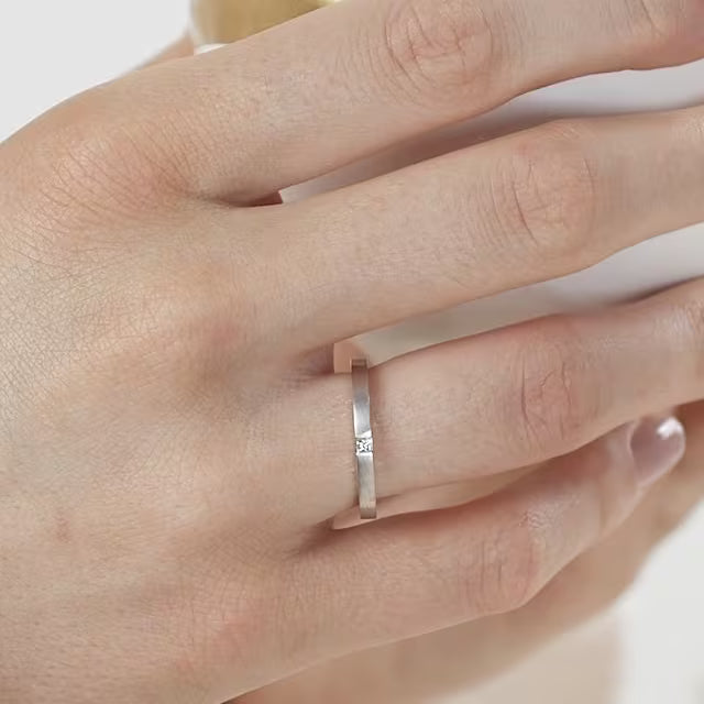 Spannring Prinses 0,04 ct.