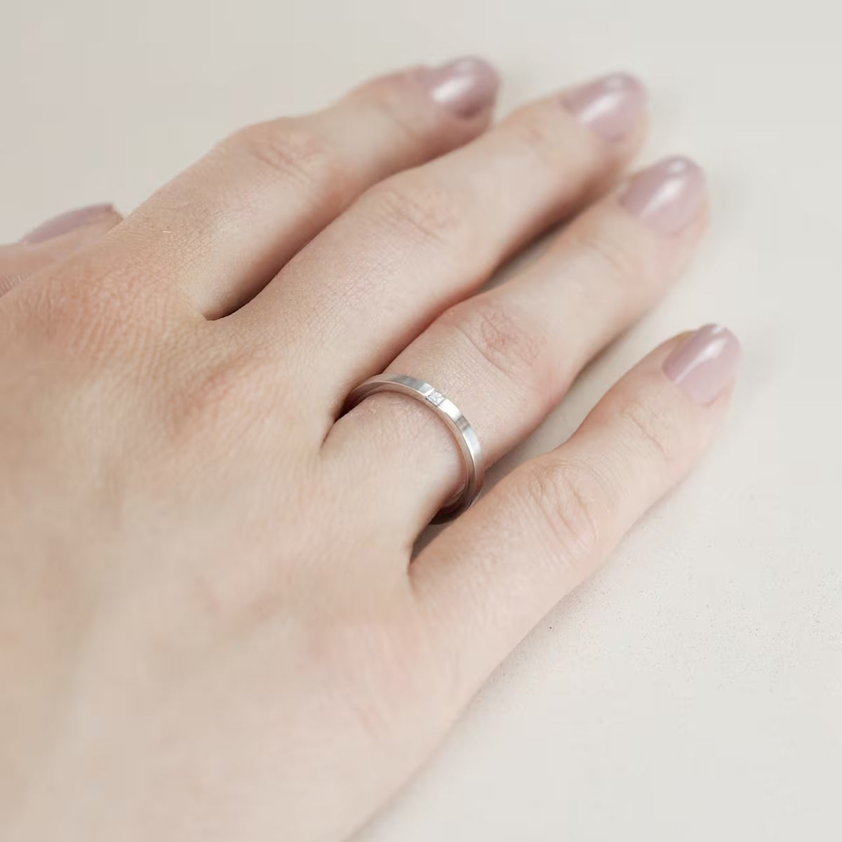 Spannring Prinses 0,04 ct.