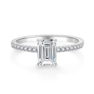 Emerald Pavé 1,16 ct. met labdiamant