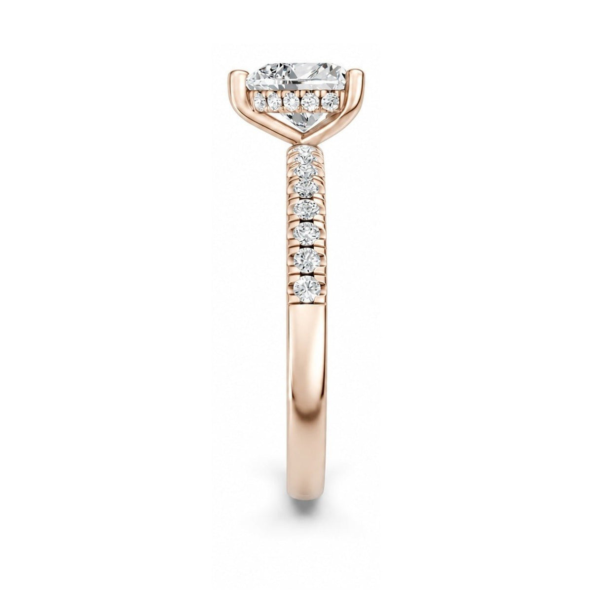 Hidden Halo Heart 1,20 ct. - BREEDIA