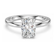 Hidden Halo Oval 1,06 ct. - BREEDIA