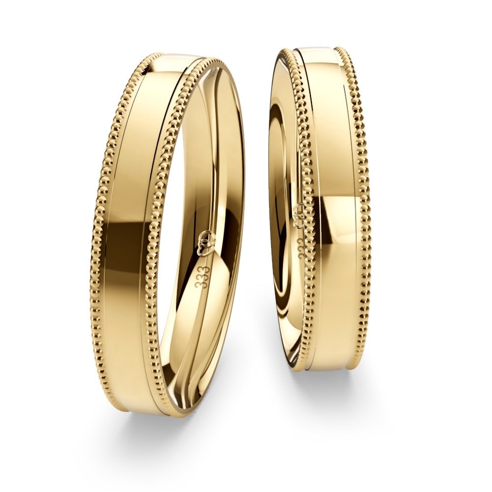 Hochzeitsringe Perlierung No. 9 - BREEDIA
