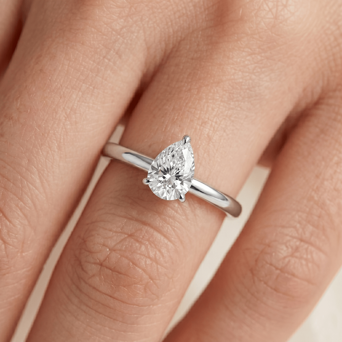 Klassik Pear 1,00 ct. - BREEDIA