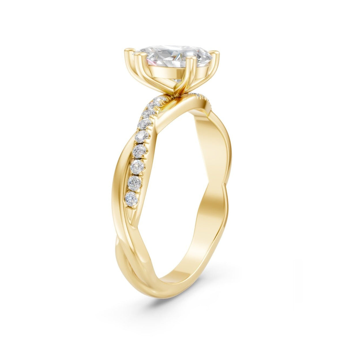Le Sole Pear 1,18 ct. GG - BREEDIA