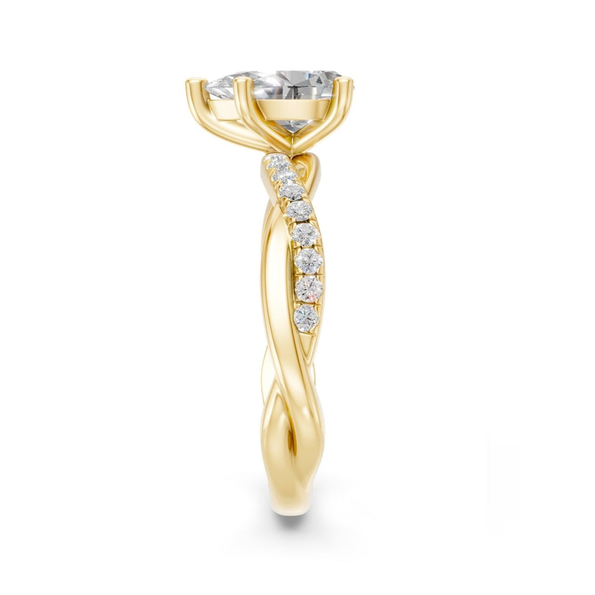 Le Sole Pear 1,18 ct. GG - BREEDIA