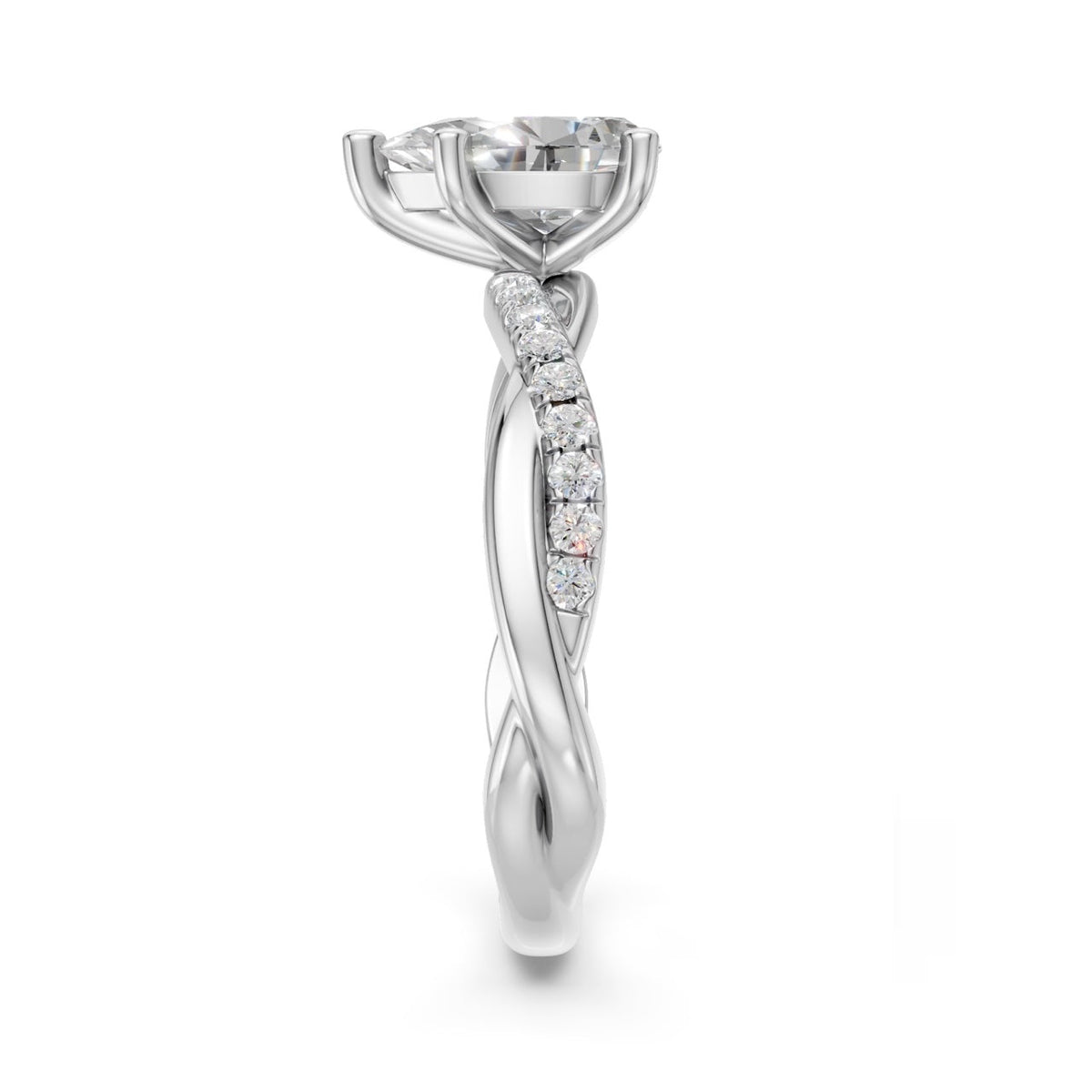 Le Sole Pear 1,18 ct. PT - BREEDIA