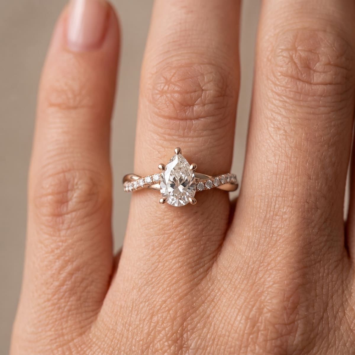 Le Sole Pear 1,18 ct. RS - BREEDIA