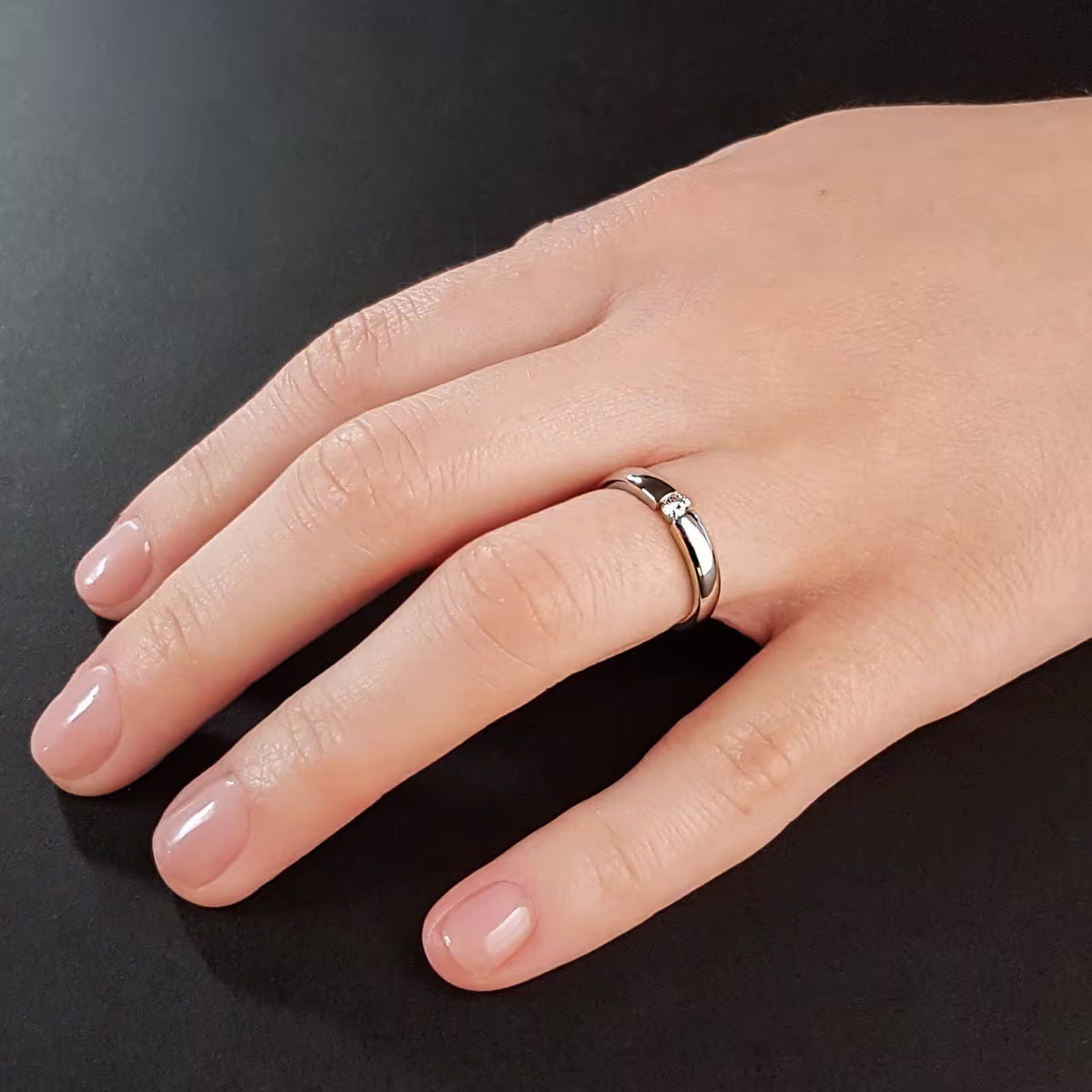 Spanning ring 0,15 ct.