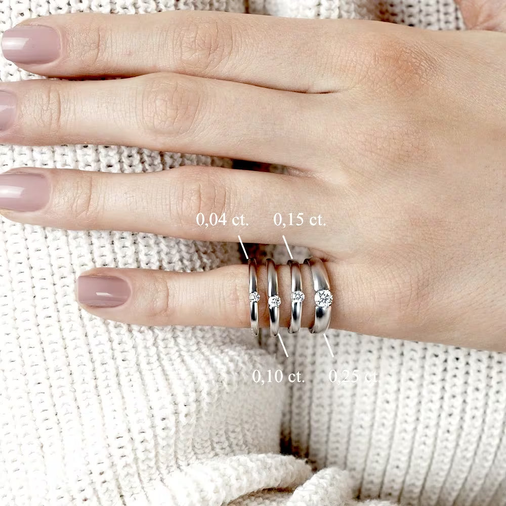 Spannring 0,10 ct.