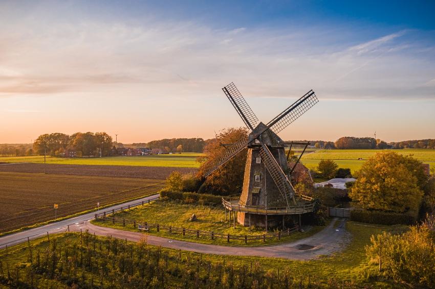 Windmolen in het Nederland